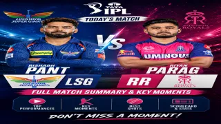 LSG vs RR highlights today match