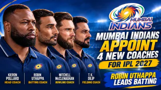 Mumbai Indians Appoint 4 New Coaches for IPL