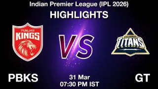 PBKS vs GT Match Highlights: Indian Premier League (IPL 2026) | 31-Mar-2026