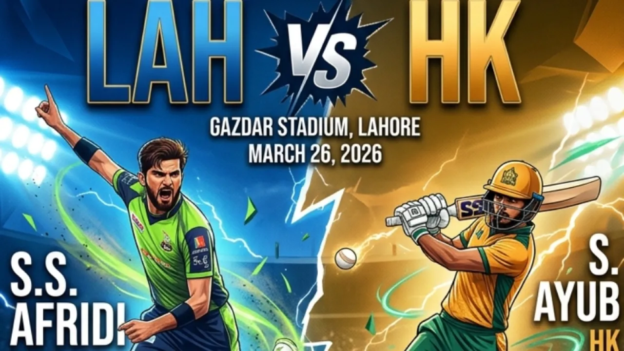 PSL 2026: LAH बनाम HYK हेड-टू-हेड रिकॉर्ड और खिलाड़ी आँकड़े