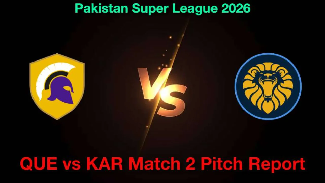 QUE vs KAR Match 3, PSL 2026, पिच रिपोर्ट: गद्दाफी स्टेडियम में पिच कैसी होगी