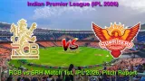 RCB vs SRH Match
