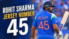 Rohit Sharma Jersey No. 45 Picture