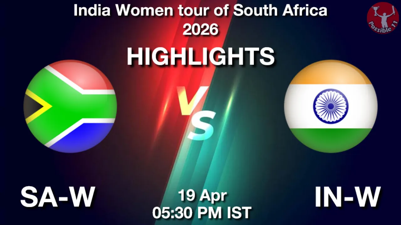 SA-W बनाम IN-W मैच हाइलाइट्स: IN-W बनाम SA-W | डरबन 19-अप्रैल-2026 को