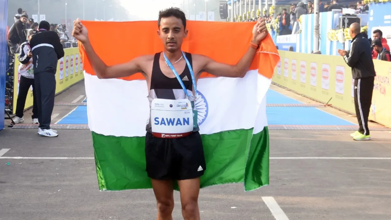 सावन बरवाल ने एशियन गेम्स 2026 मैराथन में भारत के लिए जीता सिल्वर मेडल