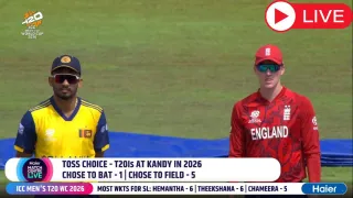 Sri Lanka vs England Match Live Scorecard, SL vs ENG Score T20 WC