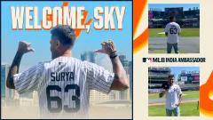 Suryakumar Yadav Becomes MLB India Picture