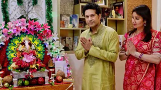 Tendulkar Family Ganpati: Sania-Sara