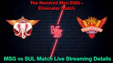 The Hundred Eliminator Live