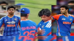 Vaibhav Suryavanshi, Shivam Dube Viral Picture