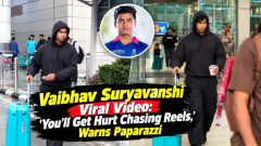Vaibhav Suryavanshi Viral Video: Warning Picture
