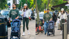 Virat-Anushka Spotted in London, Akaay Picture