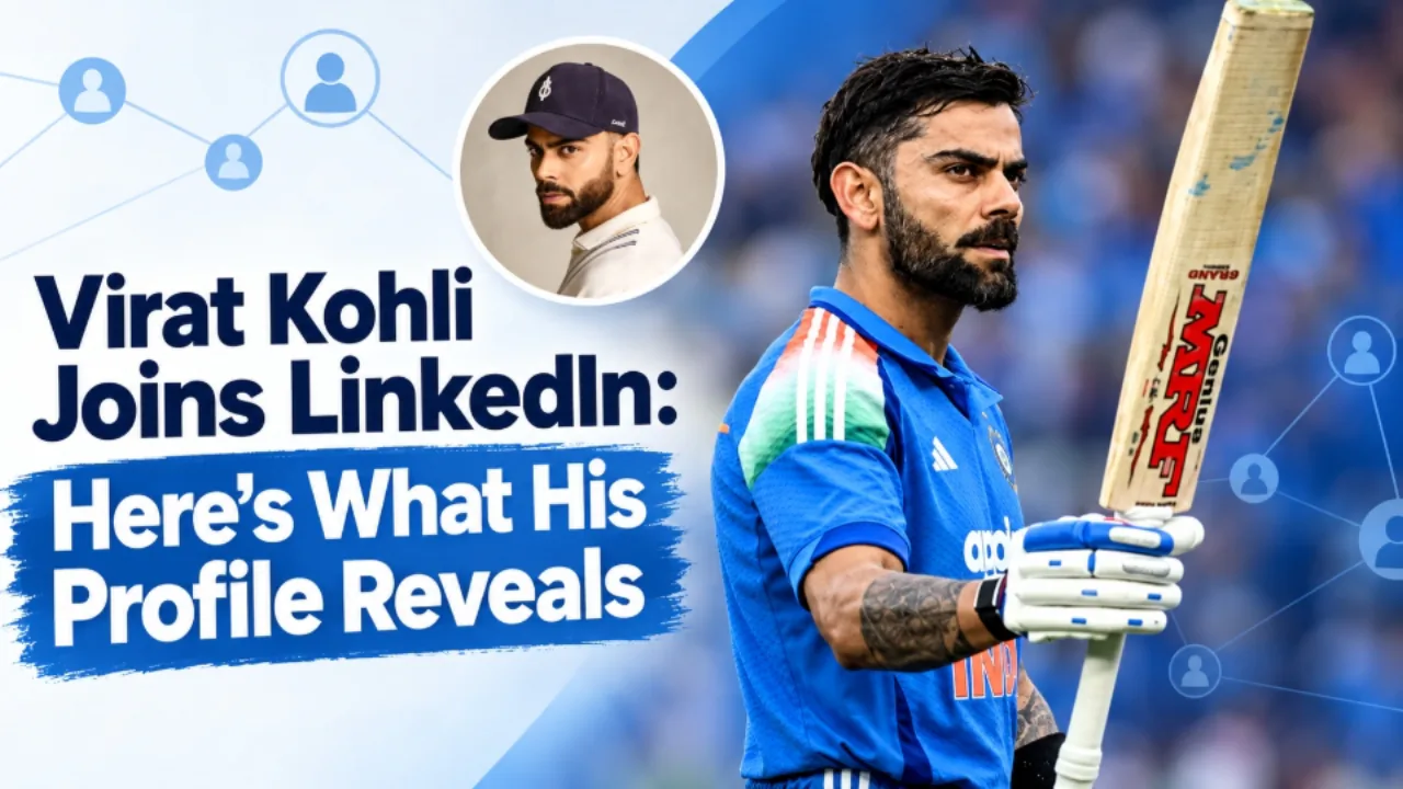 विराट कोहली ने LinkedIn पर की एंट्री, जानें प्रोफाइल में क्या है खास