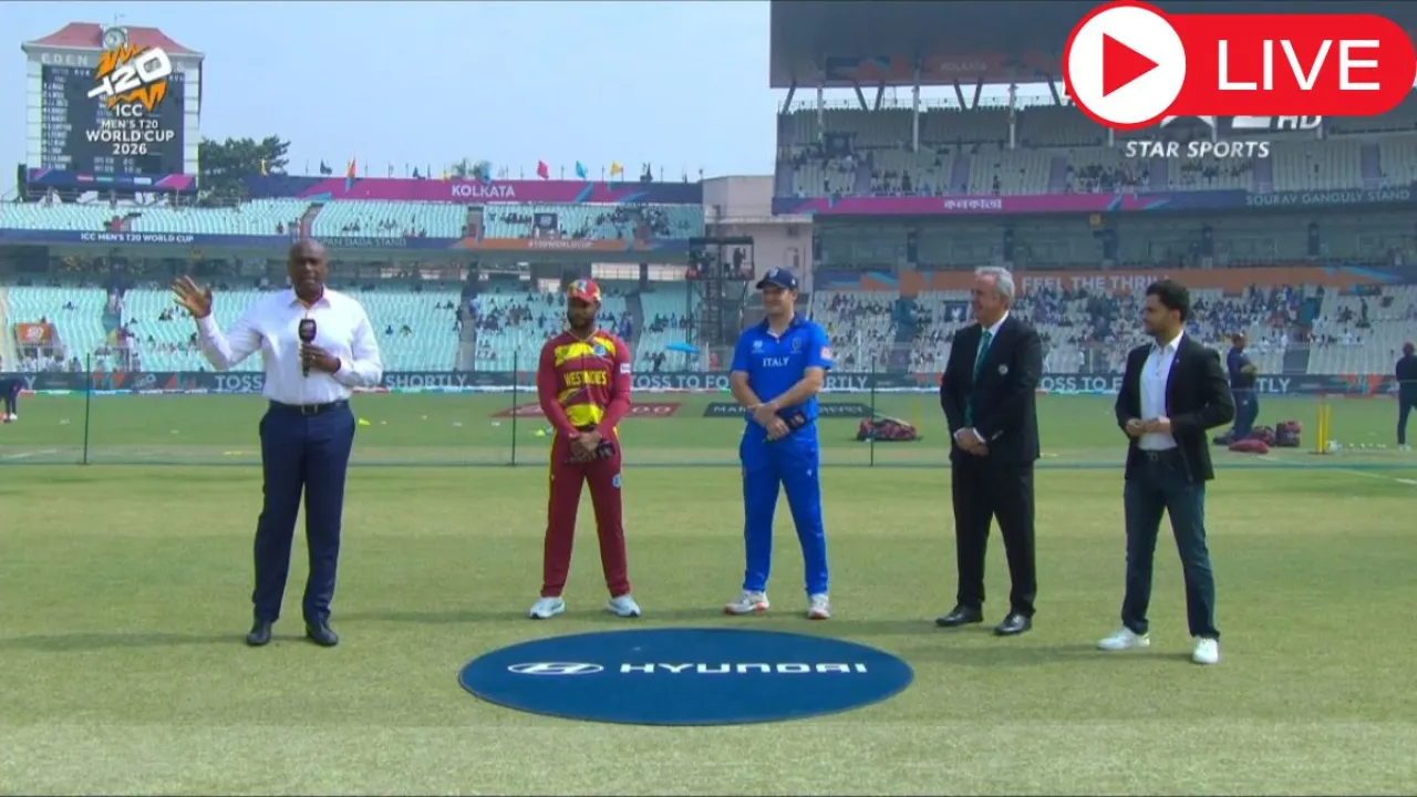 वेस्टइंडीज बनाम इटली मैच लाइव स्कोरकार्ड, WI vs ITA स्कोर T20 WC