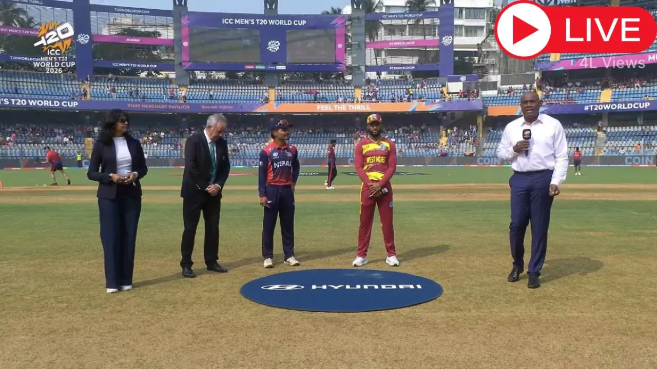 वेस्टइंडीज बनाम नेपाल मैच लाइव स्कोरकार्ड, WI vs NEP स्कोर T20 WC