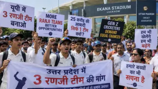 यूपी जेन-जेड क्रिकेट प्रोटेस्ट