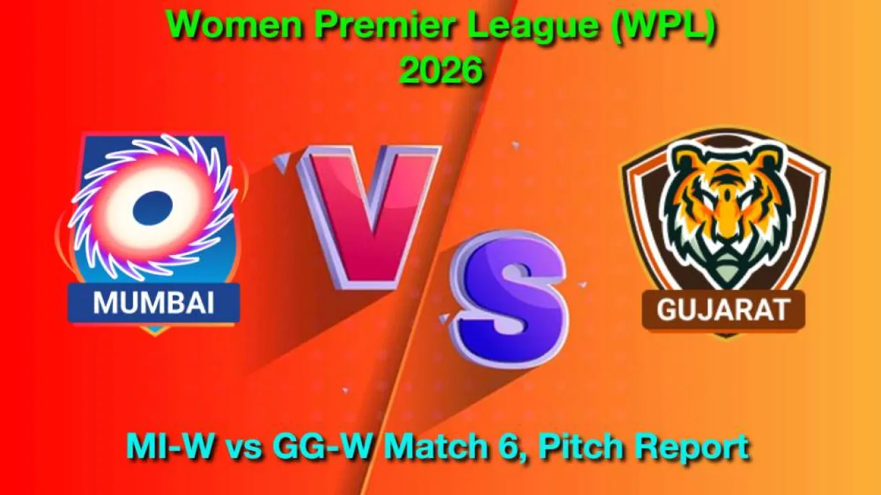 WPL 2026, मैच 6: MI-W vs GG-W पिच रिपोर्ट: DY पाटिल स्टेडियम में पिच कैसी होगी