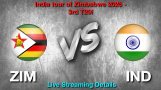 ZIM vs IND तीसरा