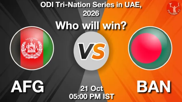 AFG vs BAN 3rd Match, ODI Tri-Nation