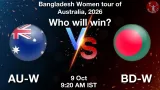 AUS-W vs BAN-W 1st