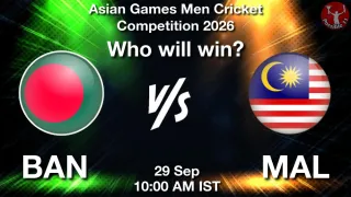 BAN vs MAL Match