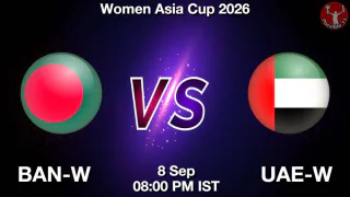 BAN-W vs UAE-W 2026,