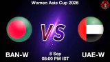 BAN-W vs UAE-W 2026,
