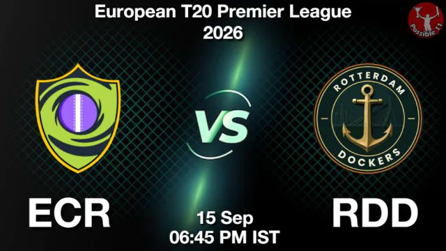 ECR vs RDD ETPL 2026, Match Preview,