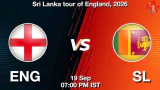 ENG vs SL 3rd