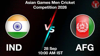 IND vs AFG Asian