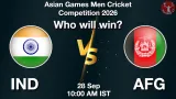 IND vs AFG Prediction