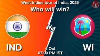 IND vs WI 1st