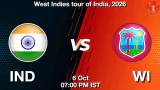 IND vs WI 1st