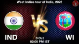 IND vs WI 3rd