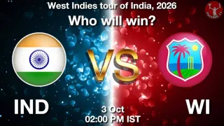 IND vs WI तीसरा