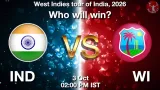 IND vs WI 3rd