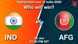 India vs Afghanistan Match