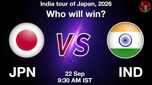 Japan vs India Match Prediction, One-off T20I:
