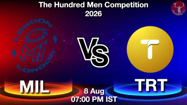 MIL vs TRT 2026 Match Preview, Head