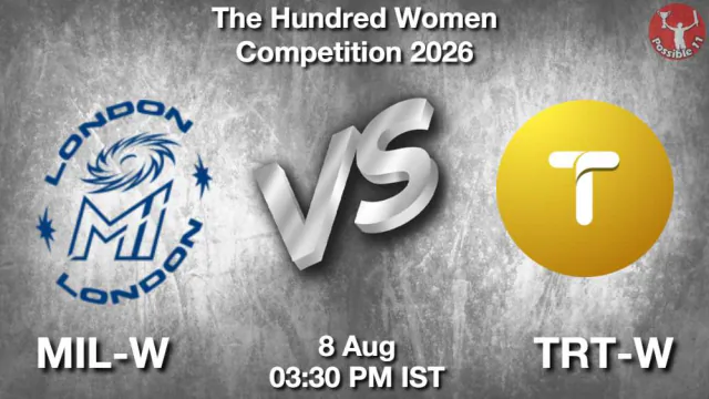 MIL-W vs TRT-W 2026 Match Preview, Head