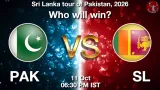 PAK vs SL 2nd