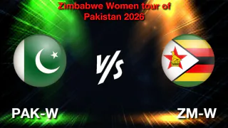PAK-W vs ZIM-W 1st T20, Match