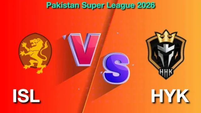 PSL 2026 एलिमिनेटर 2: ISL vs HYK