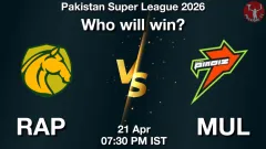 Will RAP (Rawalpindi Pindiz) win?