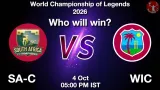SA-C vs WI-C Winning