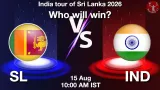 SL vs IND 1st