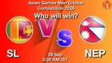 SL vs NEP Match