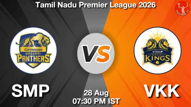 SMP vs VKK TNPL 2026 Match Preview,
