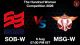 SOB-W vs MSG-W 2026