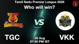 TGC vs VKK Today